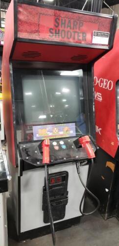 Arcade Game Exploding Target SHARPSHOOTER TARGET SHOOTER UPRIGHT ARCADE GAME