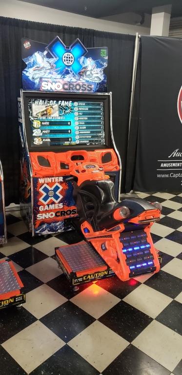 SNO-CROSS X GAMES RACING ARCADE GAME RAW THRILLS