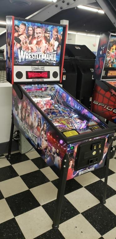 stern wwe pro pinball machine