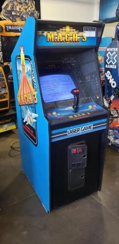 MACH 3 JET FIGHTER CLASSIC LASER DISC ARCADE GAME