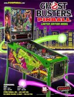 GHOSTBUSTERS LIMITED EDITION PINBALL MACHINE by STERN w/TOPPER