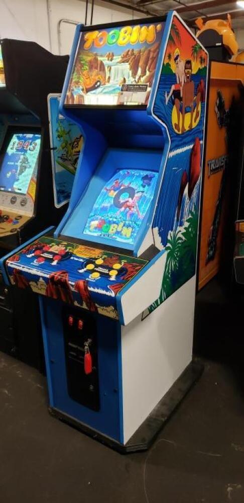 TOOBIN' ATARI CLASSIC UPRIGHT ARCADE GAME