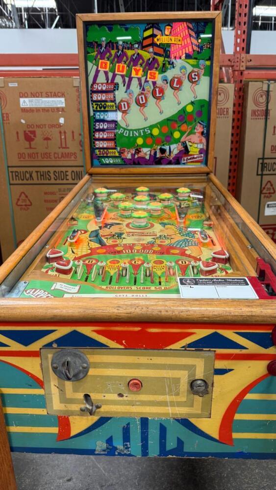 GUYS DOLLS PINBALL MACHINE BY GOTTLIEB
