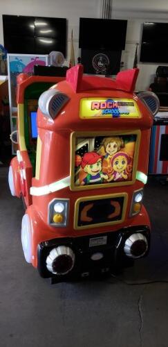 ROCKET SCHOOL BUS MOTION KIDDIE RIDE