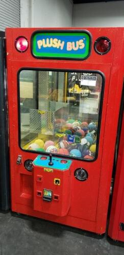 42" PLUSH BUS PLUSH CLAW CRANE MACHINE ICE