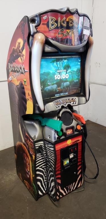 BIG BUCK SAFARI UPRIGHT SHOOTER ARCADE GAME