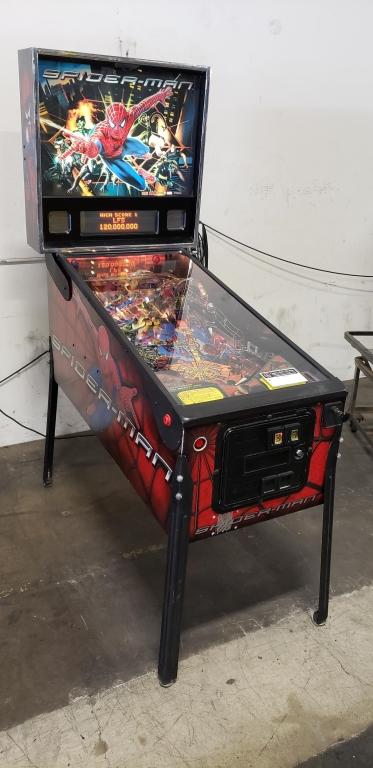 SPIDERMAN PRO PINBALL MACHINE STERN INC