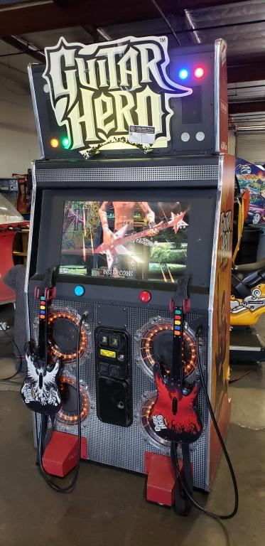 GUITAR HERO RAW THRILLS UPRIGHT ARCADE GAME