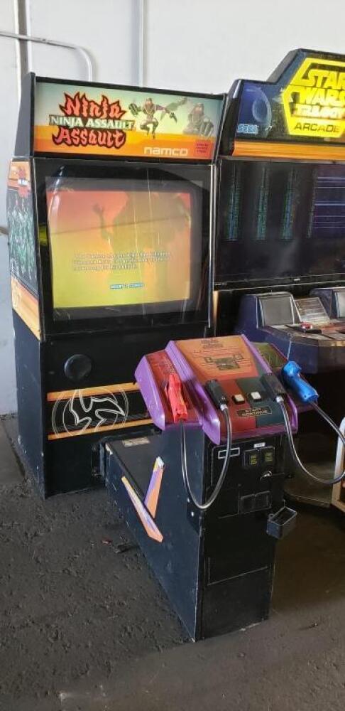 NINJA ASSAULT DX 38 SHOOTER ARCADE GAME NAMCO