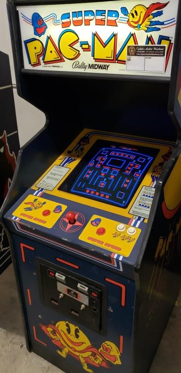 Super Pac Man Dedicated Upright Arcade Game
