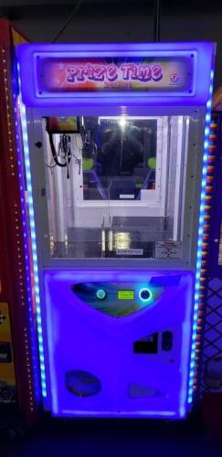 PRIZE TIME DELUXE GLOW SMART CLAW CRANE MACHINE