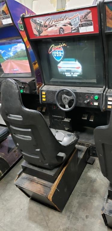 CRUISIN USA SITDOWN DRIVER ARCADE GAME