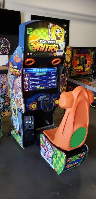 NICKTOONS NITRO LCD SITDOWN RACING ARCADE GAME #2