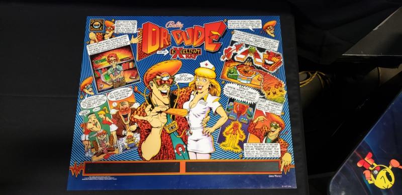 DR. DUDE BALLY N.O.S. PINBALL TRANSLITE