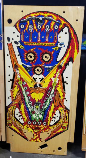 PHOENIX WILLIAMS PINBALL PLAYFIELD ONLY