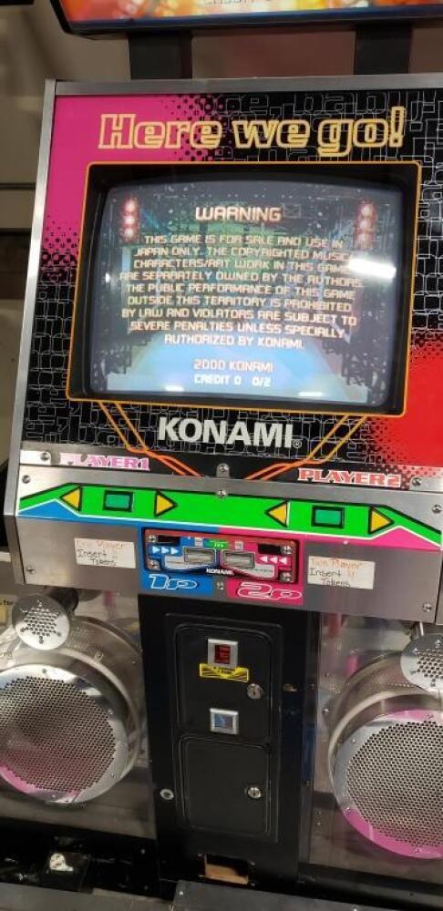 DDR DISNEY RAVE DANCING STAGE DANCE ARCADE GAME