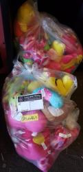 2 BAG LOT PLUSH ANIMALS FOR CRANE MACHINE PRIZES