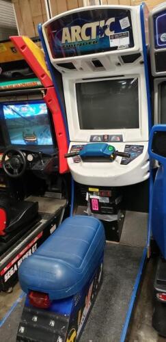 ARCTIC THUNDER RACING ARCADE GAME