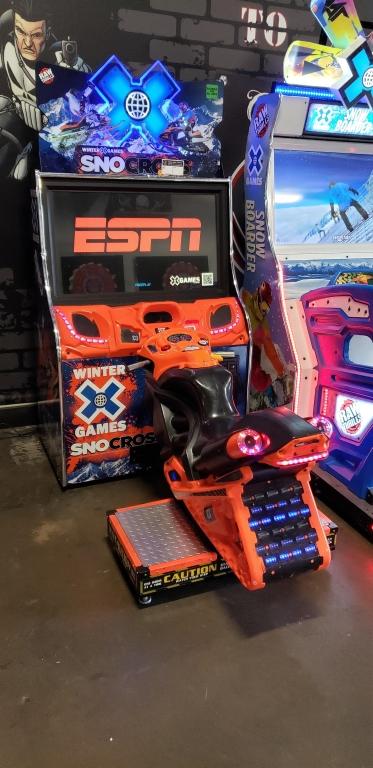 WINTER X-GAMES SNO-CROSS RAW THRILLS ARCADE GAME