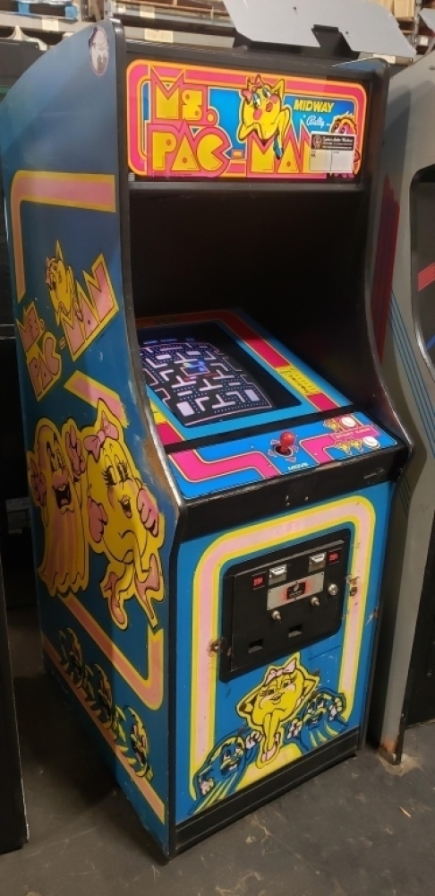 MS PAC-MAN CLASSIC UPRIGHT ARCADE GAME MIDWAY
