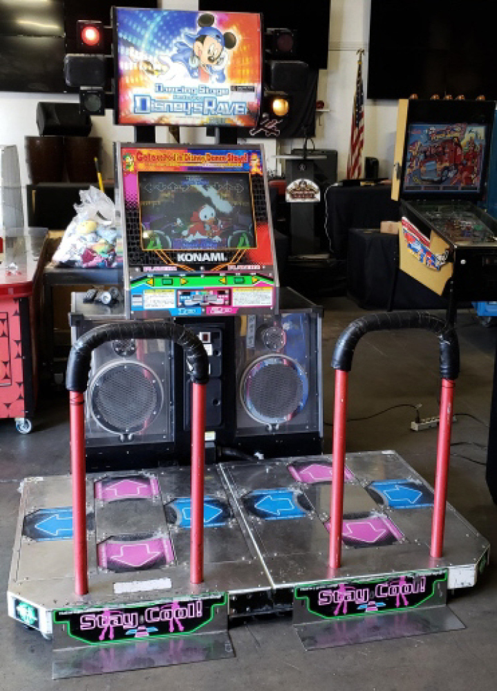 DISNEY RAVE DANCING STAGE DDR JP ARCADE GAME