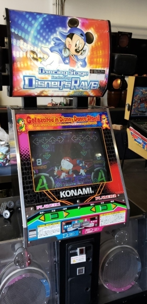DISNEY RAVE DANCING STAGE DDR JP ARCADE GAME