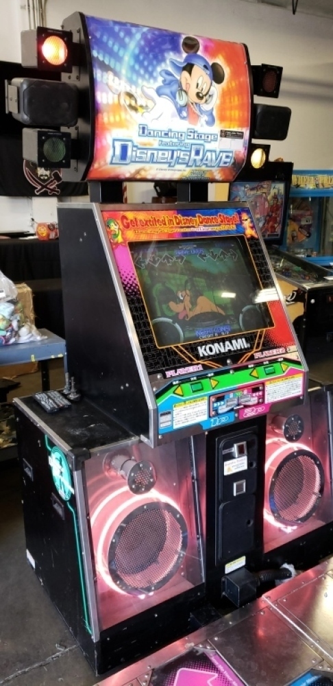 DISNEY RAVE DANCING STAGE DDR JP ARCADE GAME