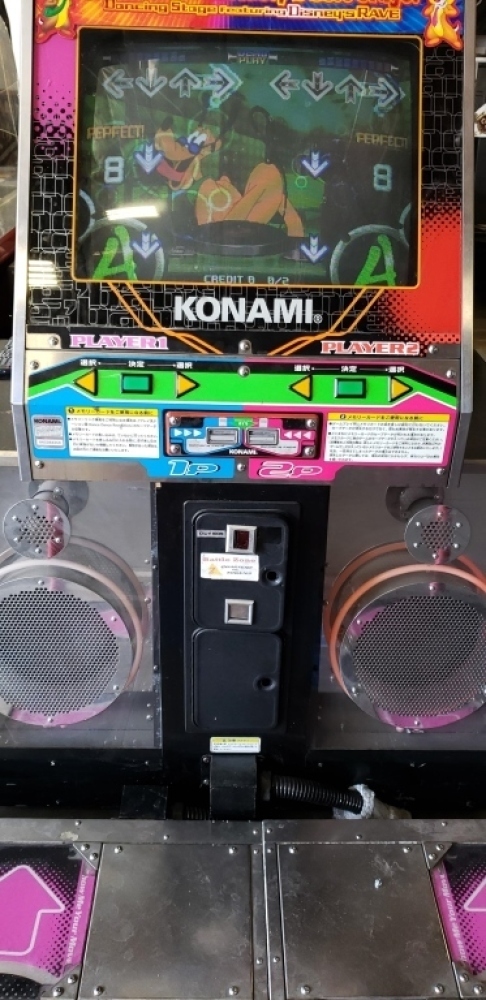 DISNEY RAVE DANCING STAGE DDR JP ARCADE GAME
