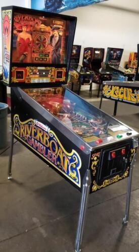 RIVERBOAT GAMBLER WILLIAMS PINBALL MACHINE
