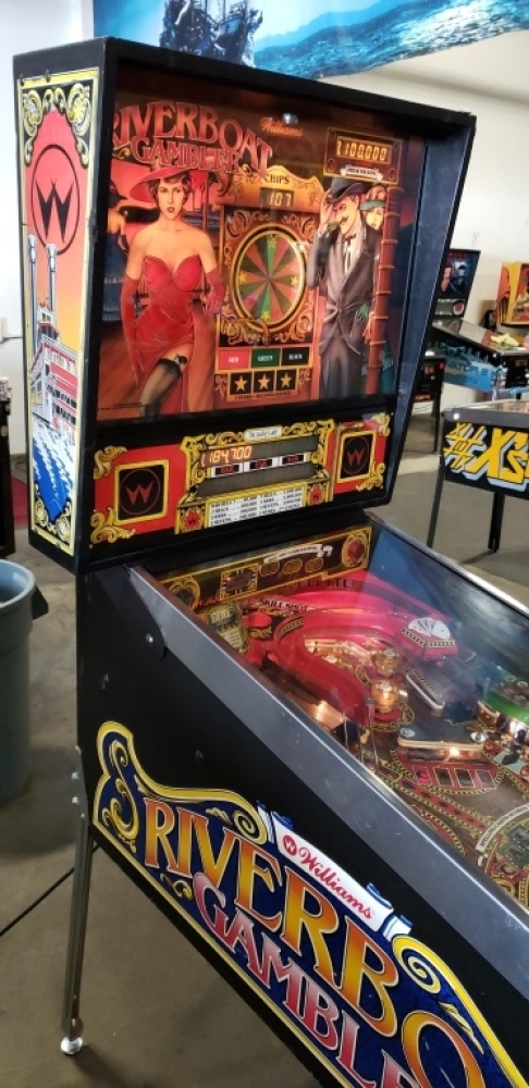 williams riverboat gambler pinball machine for sale