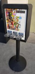 3 SELECT STICKER MACHINE BULK VEND STAND