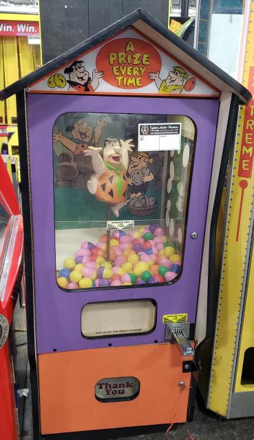 THE FLINSTONES LUCKY EGG NOVELTY VENDING MACHINE