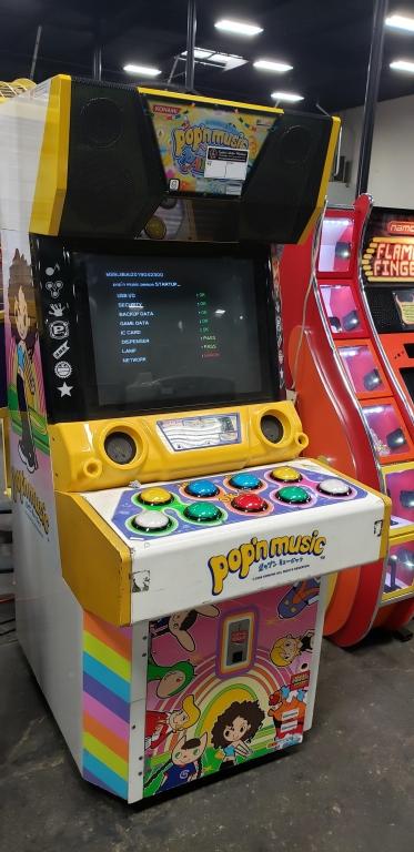 Pop N Music Rythym Music Konami Arcade Game