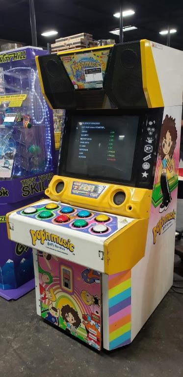 Pop N Music Rythym Music Konami Arcade Game