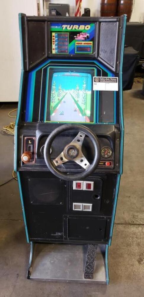 SEGA TURBO CABARET UPRIGHT ARCADE GAME CLASSIC