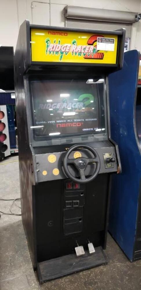 RIDGE RACER 2 UPRIGHT DRIVER NAMCO ARCADE GAME