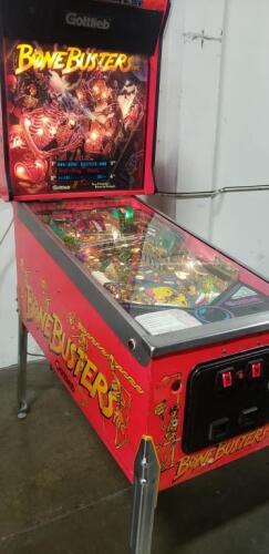BONE BUSTERS INC PINBALL MACHINE GOTTLIEB 1989