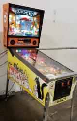 BAD CATS PINBALL MACHINE WILLIAMS 1989