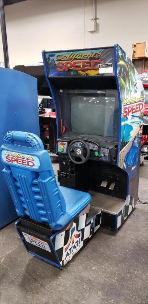 CALIFORNIA SPEED SITDOWN DRIVER ARCADE GAME