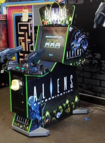 ALIENS EXTERMINATION FIXED GUN SHOOTER ARCADE GAME