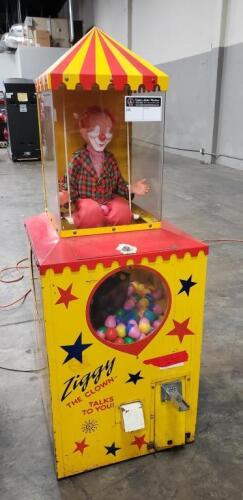 ZIGGY THE CLOWN CAPSULE VENDING NOVELTY MACHINE