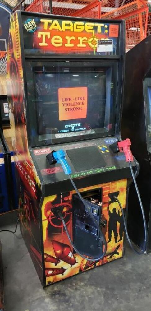 TARGET TERROR DEDICATED SHOOTER ARCADE GAME