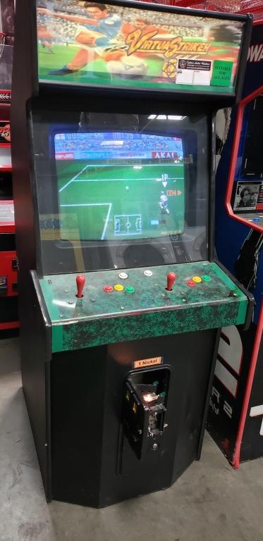 VIRTUA STRIKER SOCCER SEGA ARCADE GAME