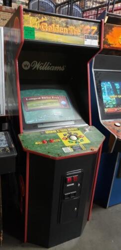 GOLDEN TEE GOLF ARCADE GAME SMASH TV CABINET