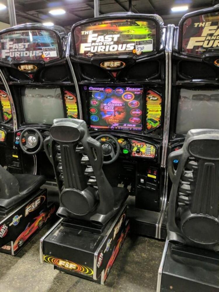 FAST & FURIOUS DEDICATED BLK RACING ARCADE GAME #3