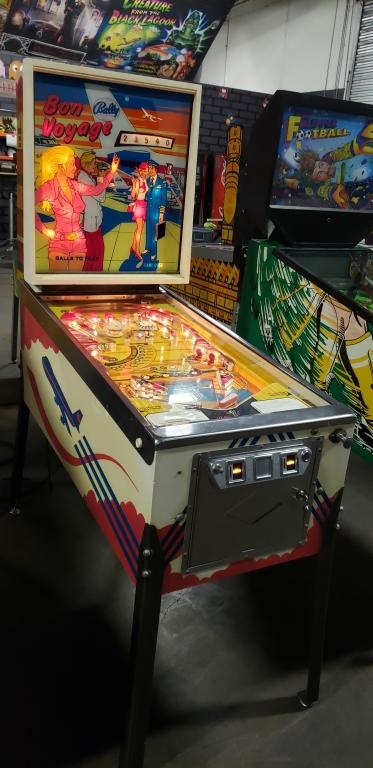 BON VOYAGE ONE PLAYER PINBALL MACHINE BALLY 1974