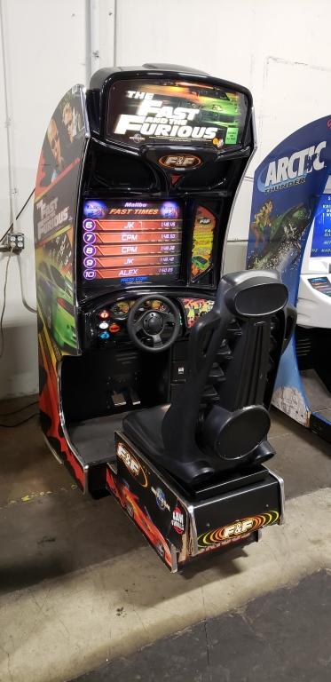 FAST & FURIOUS SITDOWN RACING ARCADE GAME