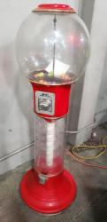 SPIRAL GLOBE GUMBALL VENDING MACHINE LM