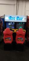 RAVE RACER TWIN SITDOWN RACING ARCADE GAME NAMCO - 3