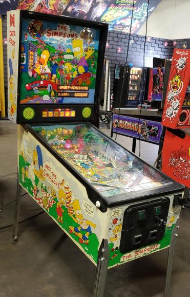 simpsons pinball machine